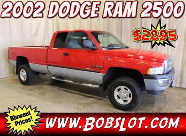 2002 Dodge Ram 2500 Pickup Truck 4x4 Diesel Extended Cab - cars & for sale in Minneapolis, MN