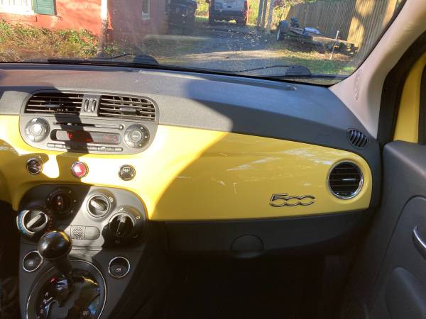 2013 Fiat 500 (Yellow) - cars & trucks - by owner - vehicle... for sale in Lynchburg, VA – photo 9