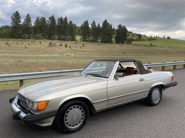 1988 Mercedes 560sl Convertible V8 - cars & trucks - by owner -... for sale in Spokane, WA – photo 2