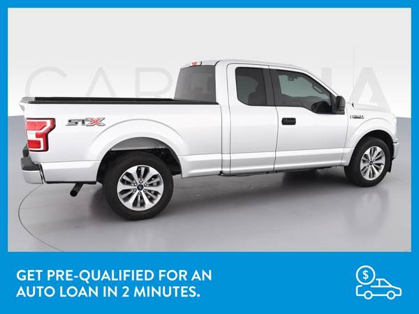 2018 Ford F150 Super Cab XL Pickup 4D 6 1/2 ft pickup Black for sale in Chatham, IL – photo 9