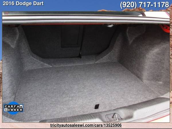 2016 Dodge Dart SXT 4dr Sedan Family owned since 1971 - cars &... for sale in MENASHA, WI – photo 21