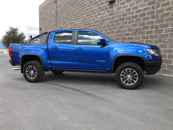 2018 Chevy Chevrolet Colorado 4WD ZR2 pickup Kinetic Blue Metallic for sale in Jerome, ID – photo 3