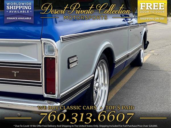 1972 Chevrolet c10 Short Bed FULLY RESTORED 454 Pickup is clean for sale in Other, FL – photo 7