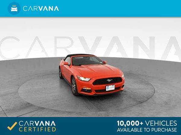 2017 Ford Mustang EcoBoost Premium Convertible 2D Convertible RED - for sale in Bakersfield, CA