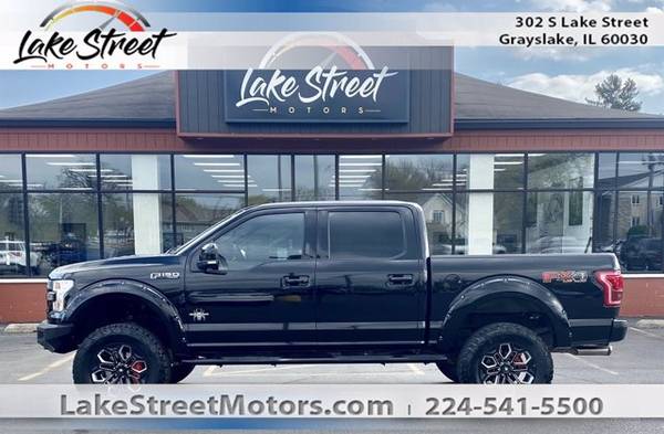2016 Ford F-150 SUPERCREW BLACK WIDOW LIFTED - - by for sale in Grayslake, IL – photo 2