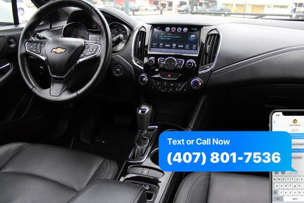 2017 Chevrolet Chevy Cruze Premier Auto Instant Approvals! Minimal... for sale in Orlando, FL – photo 18