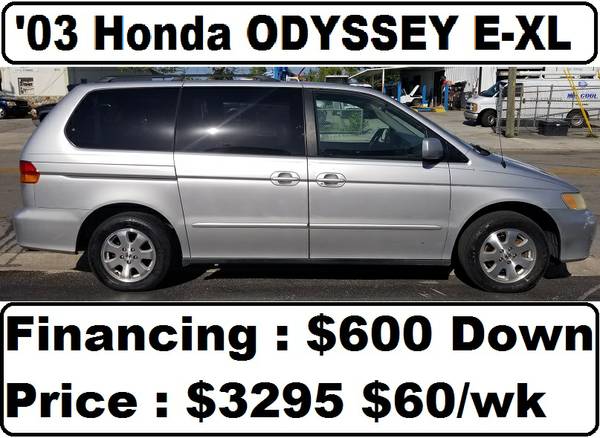 2003 Honda ODYSSEY EXL ** Financing Buy Here Pay Here $600 Down $60/wk for sale in Cape Coral, FL