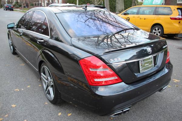 2011 MERCEDES S63 AMG MAGNETITE BLK OVER BLK RED STITCH PIANO BLK... for sale in Brooklyn, NY – photo 6