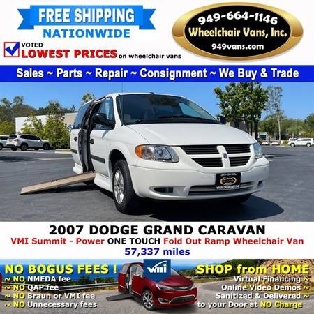 2007 Dodge Grand Caravan SE Wheelchair Van VMI Northstar - Power In for sale in LAGUNA HILLS, OR – photo 2