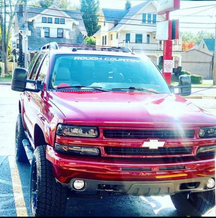 LIFTED 2004 CHEVROLET TAHOE Z71 4X4 35in TIRES - cars & trucks - by... for sale in Canton, OH – photo 2