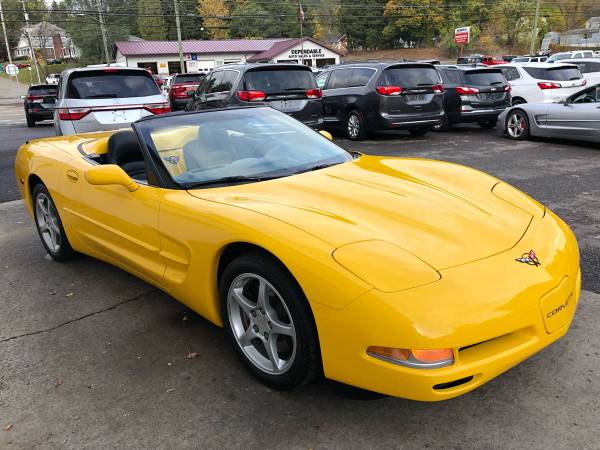 2002 Chevy Corvette Convertible - 6 Speed Manual - Millenium Yellow... for sale in binghamton, NY – photo 3