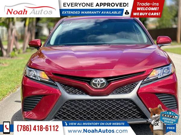 2018 Toyota Camry SESedan PRICED TO SELL! - - by for sale in Hollywood, FL – photo 3