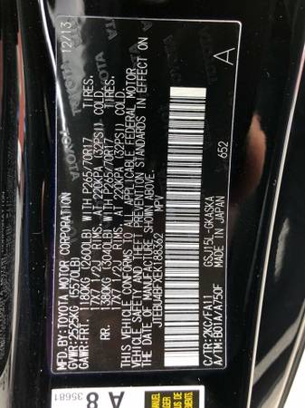 2014 Toyota FJ Cruiser Black - - by dealer for sale in Johnstown , PA – photo 13