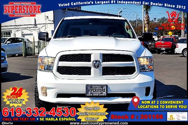 2019 RAM 1500 CLASSIC EXPRESS TRUCK-EZ FINANCING-LOW DOWN! - cars &... for sale in El Cajon, CA – photo 3