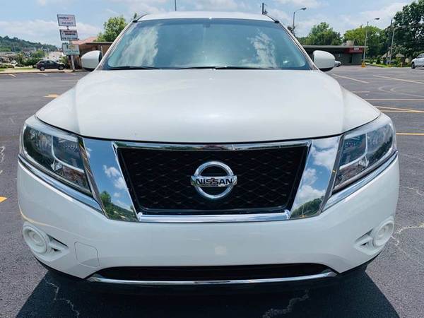 2015 Nissan Pathfinder S 4dr SUV suv White for sale in Fayetteville, AR – photo 2
