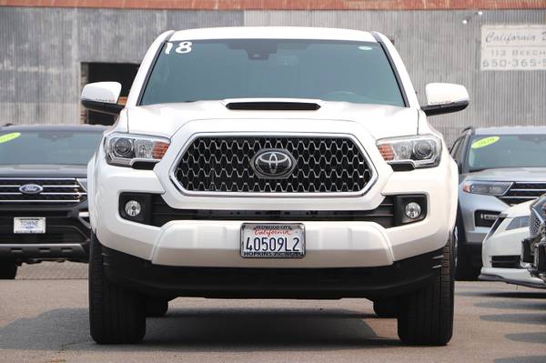 2018 Toyota Tacoma TRD Sport 4D Double Cab 2018 Toyota Tacoma White... for sale in Redwood City, CA – photo 3