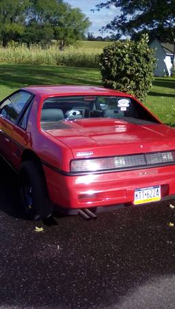 1988 Pontiac Fiero - cars & trucks - by owner - vehicle automotive... for sale in Railroad, PA – photo 2