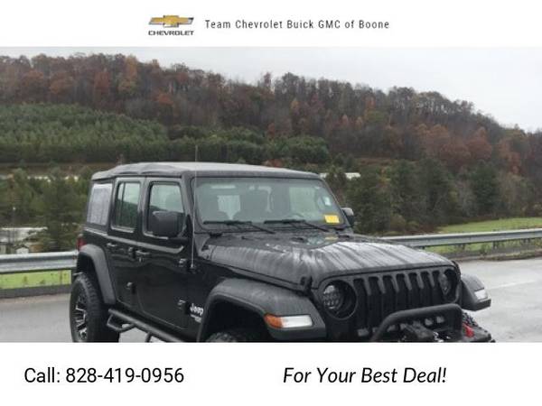 2018 Jeep Wrangler Unlimited Sport suv Black - cars & trucks - by... for sale in Boone, NC