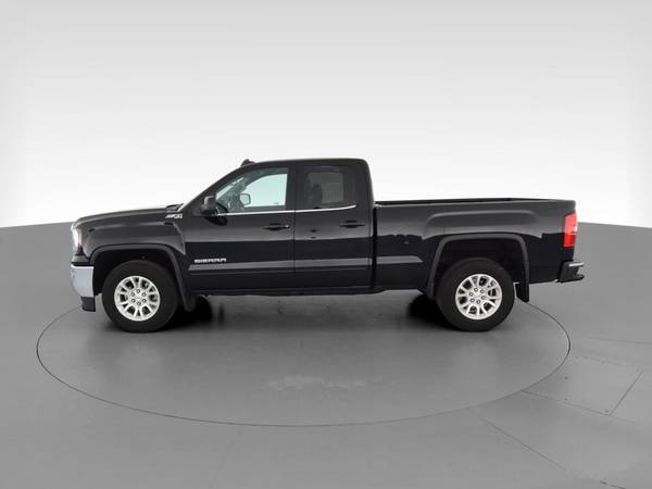 2018 GMC Sierra 1500 Double Cab SLE Pickup 4D 6 1/2 ft pickup Black... for sale in Beaumont, TX – photo 5