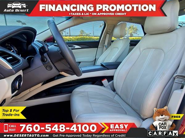 2018 Lincoln MKZ Hybrid Reserve Only $463/mo! Easy Financing! - cars... for sale in Palm Desert , CA – photo 4