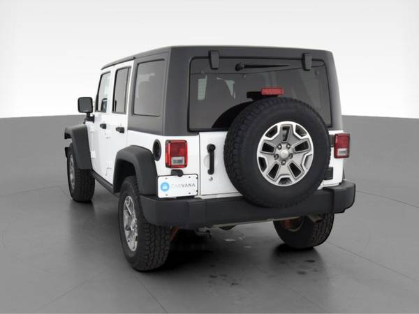 2015 Jeep Wrangler Unlimited Rubicon Sport Utility 4D suv White - -... for sale in Evansville, IN – photo 8