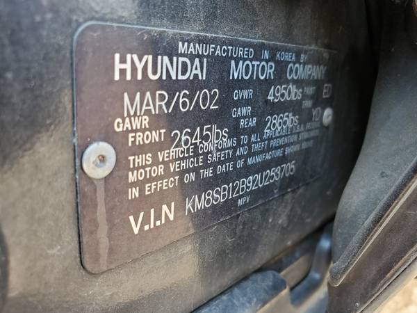 02 Hyundai Santa Fe 2.4 FWD for sale in Plainfield, IL 60585, IL – photo 4
