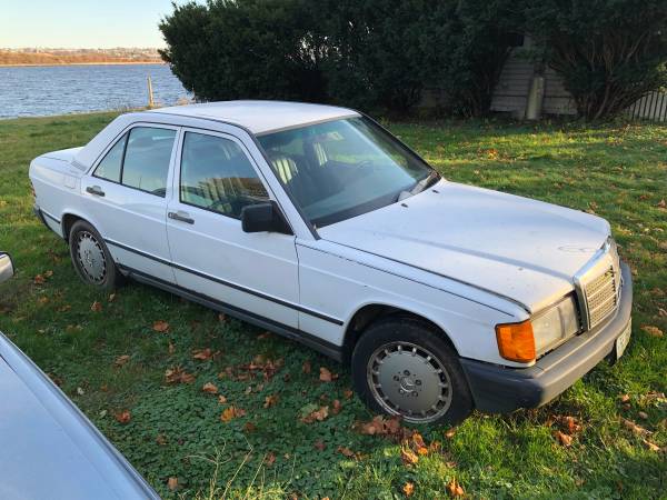 Mercedes 190D 1987 $1,200 OBO - cars & trucks - by owner - vehicle... for sale in Swansea, MA – photo 3