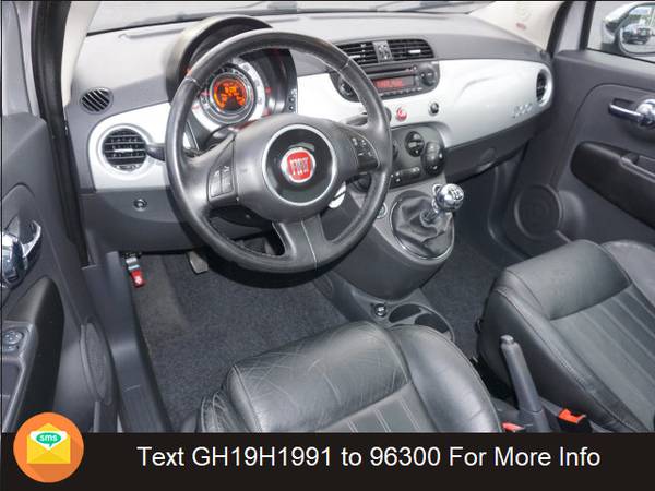 2013 *FIAT* *500* *2dr Hatchback Lounge* Argento for sale in Bristol, TN – photo 5