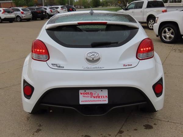 2014 Hyundai Veloster Turbo coupe White - - by dealer for sale in Ankeny, IA – photo 4
