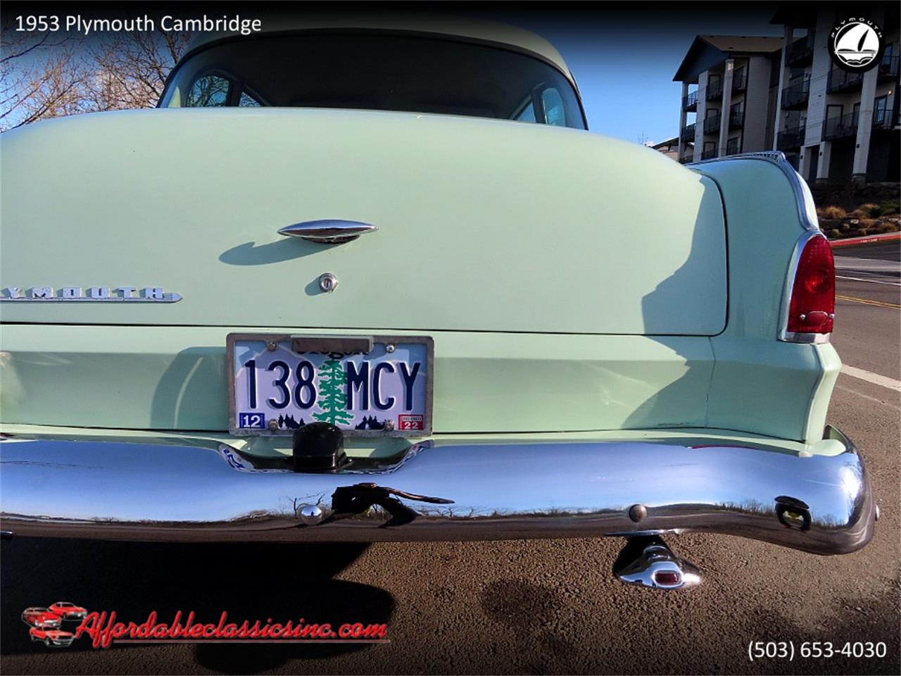 1953 Plymouth Cambridge for sale in Gladstone, OR – photo 10