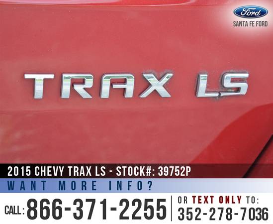 *** 2015 Chevy Trax LS SUV *** Touchscreen - Camera - Bluetooth for sale in Alachua, GA – photo 9