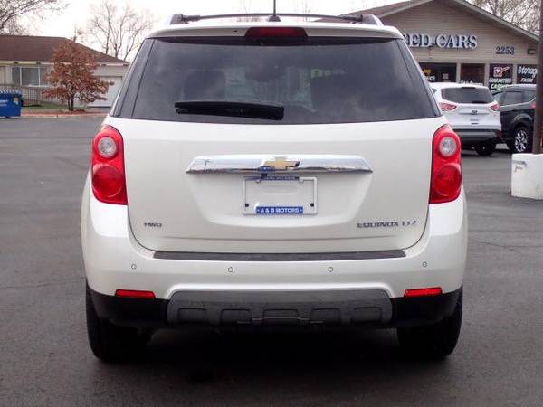 2015 Chevy Chevrolet Equinox LTZ suv White - - by for sale in Waterford Township, MI – photo 4