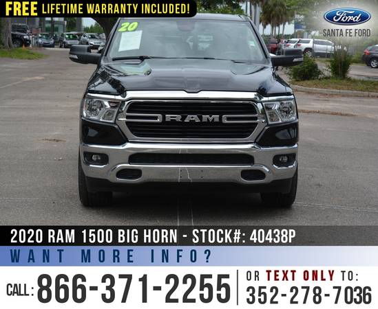2020 RAM 1500 BIG HORN 4WD Camera, Cruise, Homelink - cars & for sale in Alachua, FL – photo 2