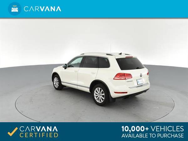 2012 VW Volkswagen Touareg VR6 Lux Sport Utility 4D suv WHITE - for sale in Inwood, NY – photo 8