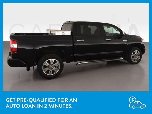 2014 Toyota Tundra CrewMax Platinum Pickup 4D 5 1/2 ft pickup Black for sale in Columbia, MO – photo 9