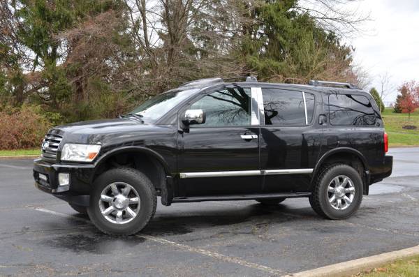 2005 INFINITI QX56 LIFTED - cars & trucks - by owner - vehicle... for sale in Huntingdon Valley, PA – photo 4