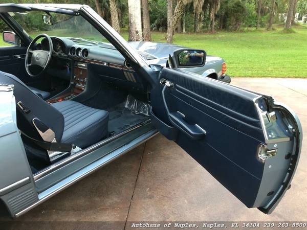 1989 Mercedes Benz 560SL Convertible! Last year of the Classic R107'... for sale in Naples, FL – photo 18