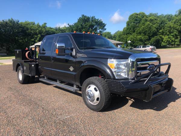 2013 FORD F-350 CREW CAB DIESEL 4WD LARIAT W/WELDING BED *VERY CLEAN* for sale in Stratford, TX – photo 3