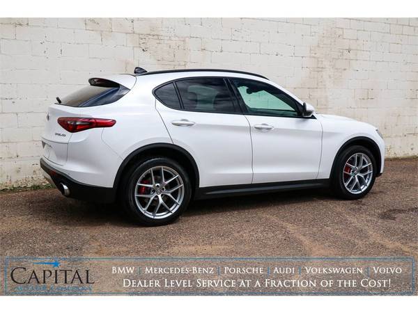 18 Alfa Stelvio Turbo Crossover! All-Wheel Drive! Gorgeous SUV! for sale in Eau Claire, WI – photo 9