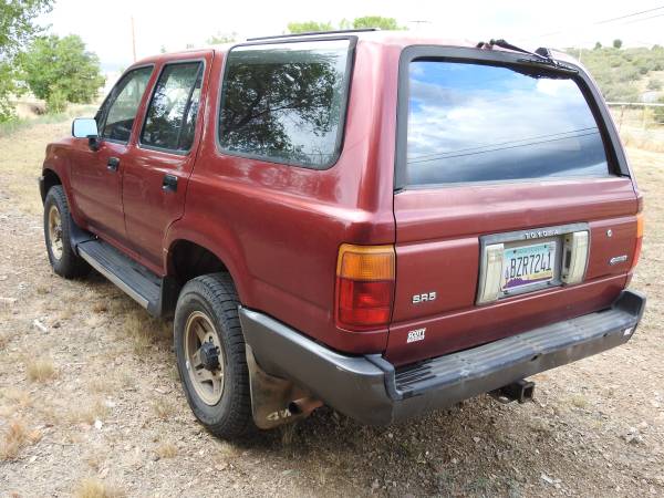 1991 Toyota 4 Runner SR5 4x4 New 22RE engine - cars & trucks - by... for sale in Cottonwood, AZ – photo 6