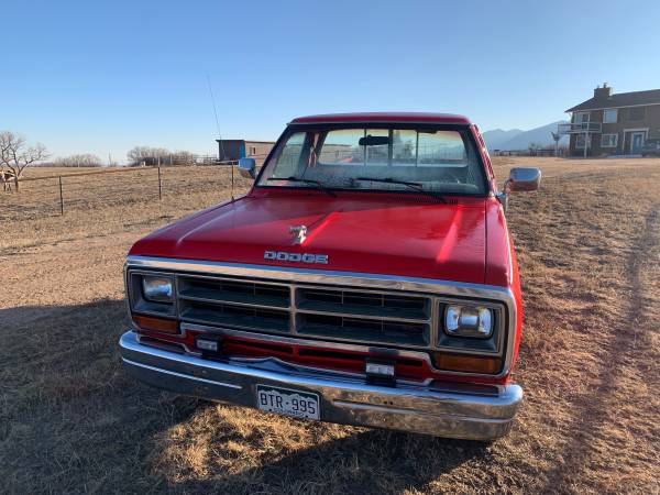1988 Dodge W150 - cars & trucks - by owner - vehicle automotive sale for sale in Monument, CO – photo 2