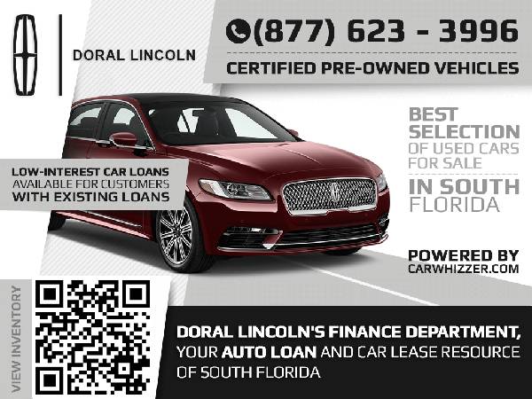 2017 Lincoln Mkz Premiere Quality Vehicle Financing Available for sale in Miami, FL – photo 24