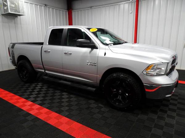 2016 RAM 1500 4WD Quad Cab SLT pickup Silver - cars & trucks - by... for sale in Branson West, MO – photo 5