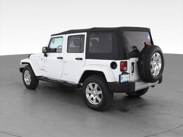 2015 Jeep Wrangler Unlimited Sahara Sport Utility 4D suv White - -... for sale in Chicago, IL – photo 7
