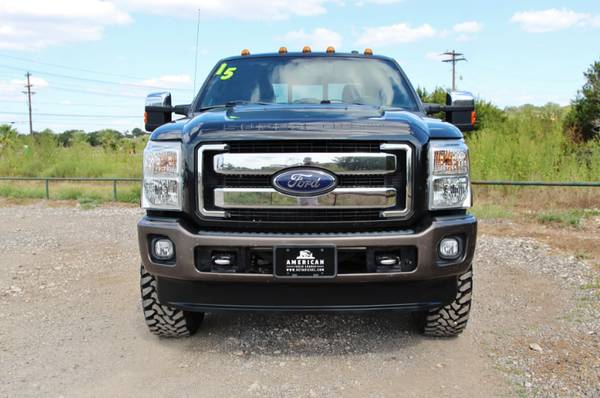2015 FORD F350 KING RANCH 4X4 - BLK ON BLK - NAV ROOF- NEW 35" TOYO MT for sale in LEANDER, TX – photo 16