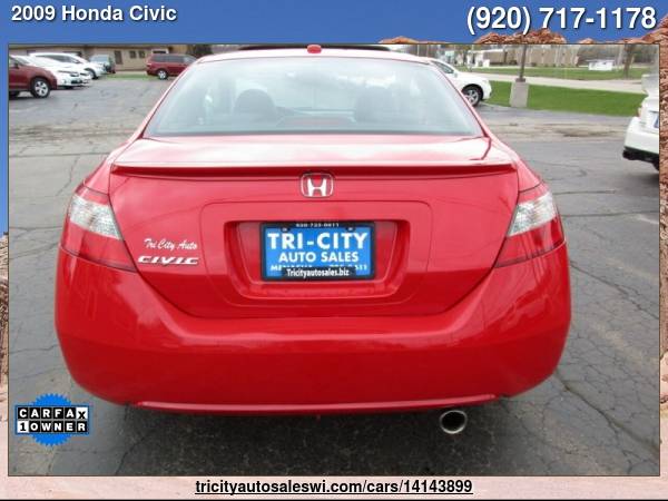 2009 HONDA CIVIC EX L W/NAVI 2DR COUPE 5A Family owned since 1971 for sale in MENASHA, WI – photo 4