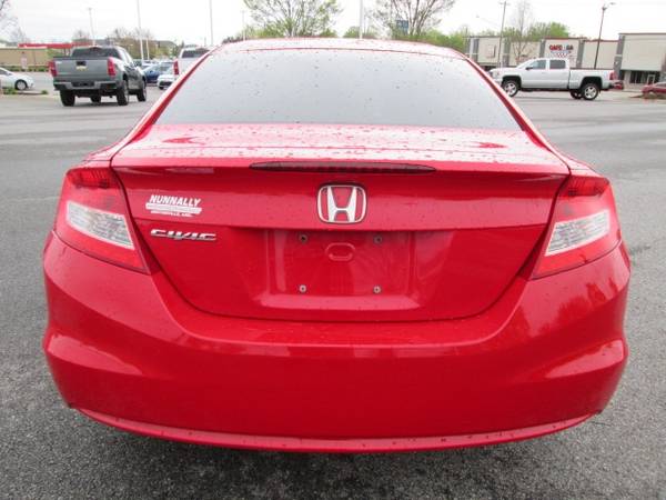 2012 Honda Civic EX coupe Red - - by dealer - vehicle for sale in Bentonville, AR – photo 4