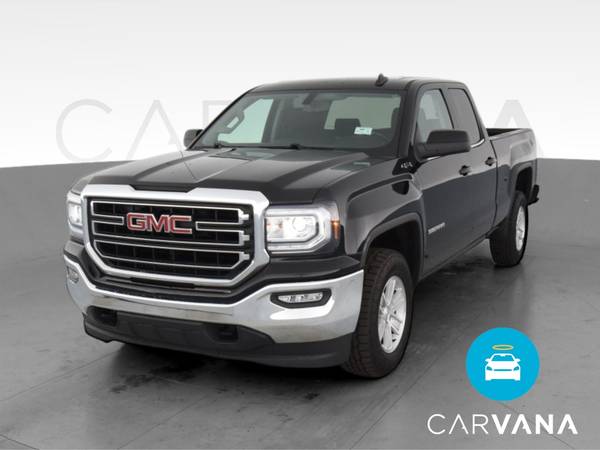 2018 GMC Sierra 1500 Double Cab SLE Pickup 4D 6 1/2 ft pickup Black... for sale in Imperial Beach, CA