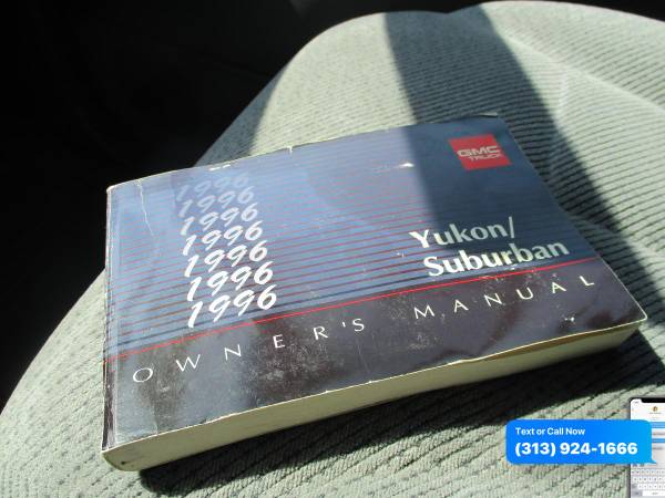 1996 GMC Yukon Conventional Cab 1/2 ton nominal - BEST CASH PRICES for sale in Detroit, MI – photo 12