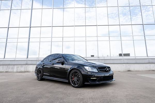 2013 Mercedes Benz C63 P31 Pkg-VOSSEN Wheels-RED Inter-Carbon for sale in Dallas, District Of Columbia – photo 7